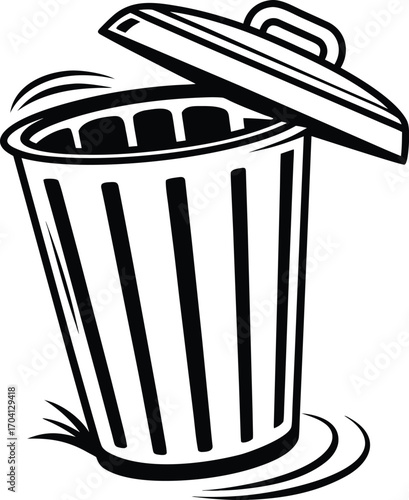 Sustainable Waste Management and Recycling Awareness Vector Illustration