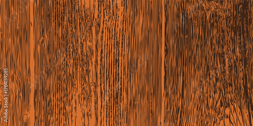 Old wood texture background with natural brown grain pattern on a weathered timber board