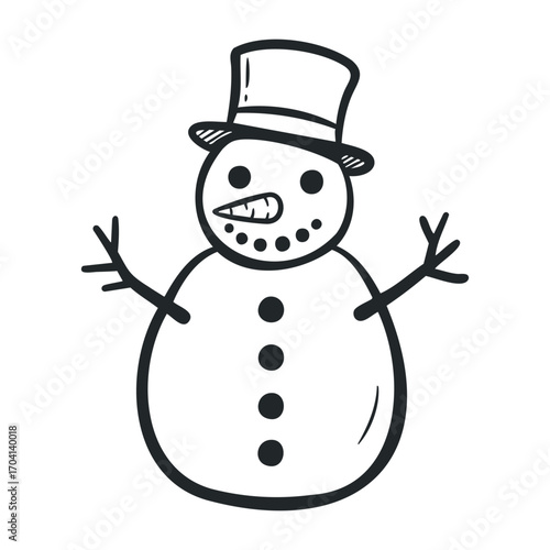 Snowman building competition winter wonderland illustrative artwork fun environment playful viewpoint holiday spirit. Vector illustration