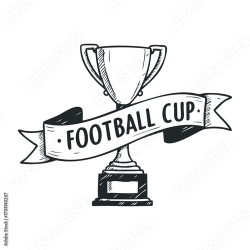 Exciting football cup championship stadium graphic design competitive environment dynamic perspective. Vector illustration