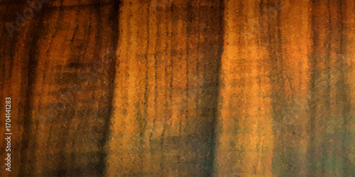 Vintage brown wood plank wall background with a rough textured, aged timber surface