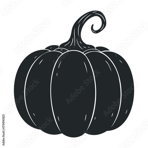 Harvesting pumpkins autumn festival digital illustration rustic setting close-up view seasonal celebration. Vector illustration