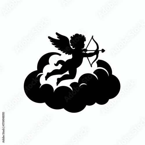 Cupid in a cloud