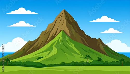 Wallpaper Mural Lush mountain landscape Torontodigital.ca