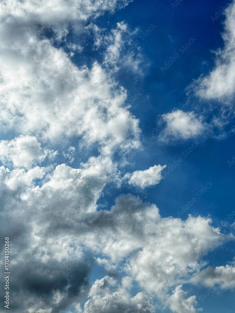 Obraz premium blue sky with clouds