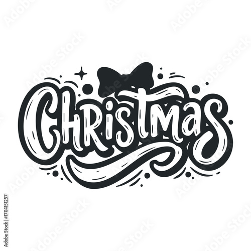 Christmas celebration festivities winter wonderland graphic design joyful atmosphere creative viewpoint. Vector illustration