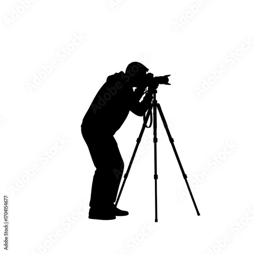 photographer on tripod