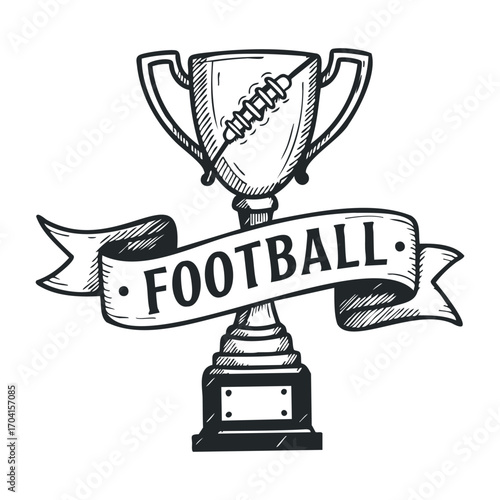 Exciting football tournament championship stadium graphic design competitive environment creative viewpoint. Vector illustration