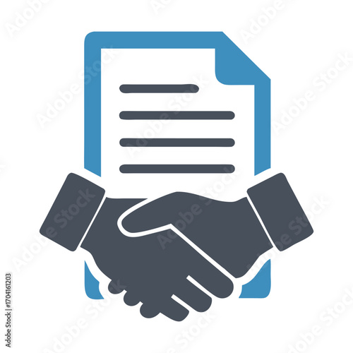 handshake vector illustration