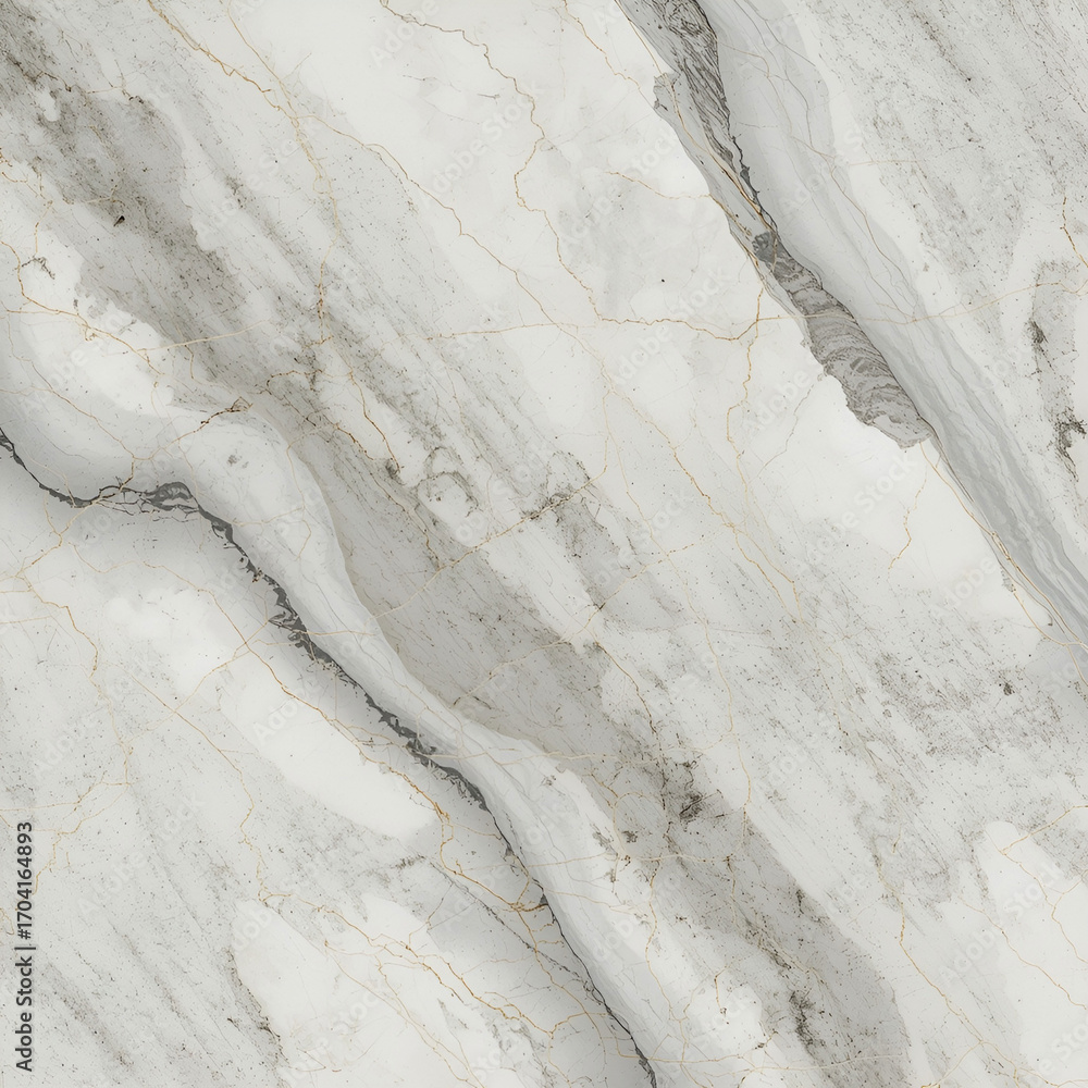 Naklejka premium Realistic marble slab captured from a directly overhead view.