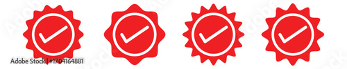 Verified badges. Verified badge profile set Verify badge. Valid. Social media account verification icon. Verified badge icon set EPS10