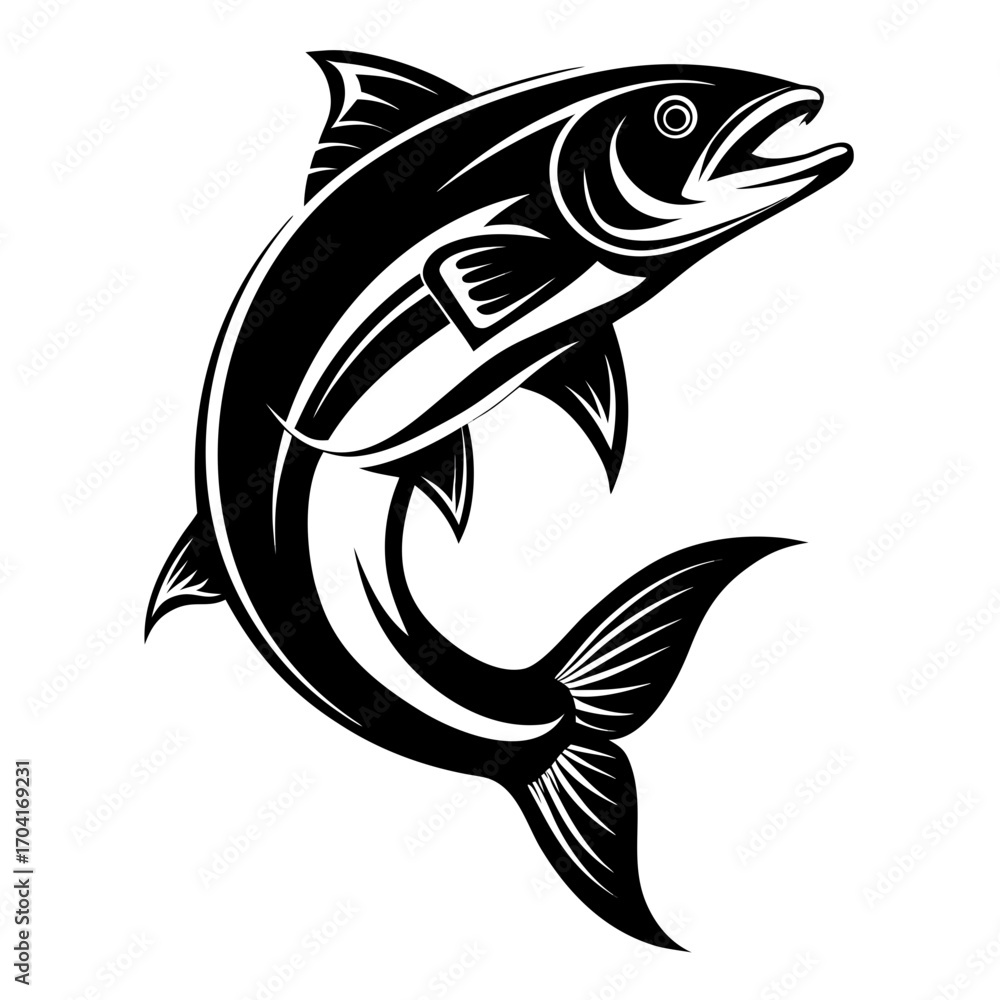 Obraz premium fish vector illustration