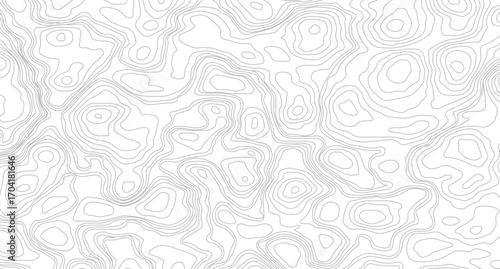 Abstract topographic contours map background. Topography lines and circles background. Topographic map Patterns. 