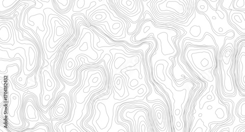 Abstract topographic contours map background. Topography lines and circles background. Topographic map Patterns. 