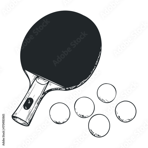 Ping pong tournament action sports hall graphic illustration recreational environment top-down view fun concept. Vector illustration
