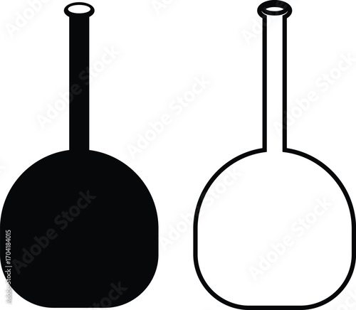 Wine bottle icon set collection group in black flat and line style, alcohol beverage liquor container pack, bar pub drink symbol bundle, silhouette outline illustration, isolated on transparent backgr