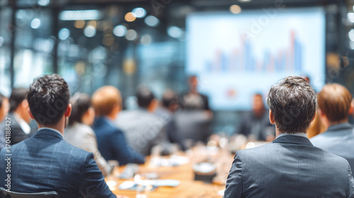 business executives reviewing company data in corporate shareholder meeting annual conference teamwork professional discussion strategy planning office collaboration and analysis session