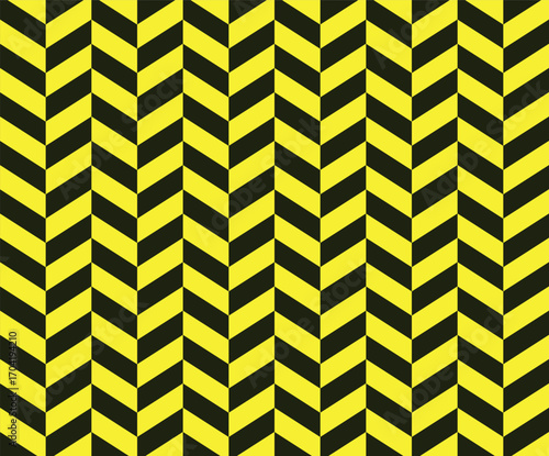 Zigzag chevron alternate green and white color, seamless pattern background, Seamless pattern - slant (oblique) opposite dark and light Black lines on white background, imitation of corners