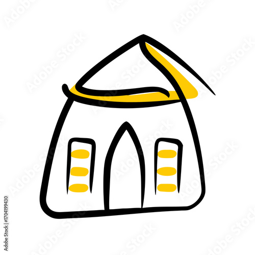 house on the roof