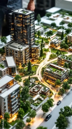 City model detailed architectural design