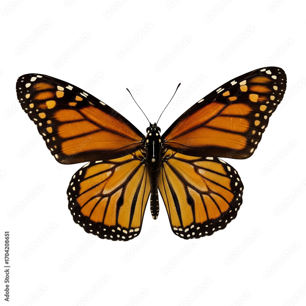 Fototapeta premium butterfly on white background