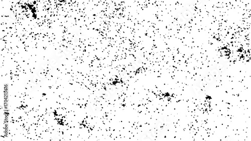 Black grainy texture isolated on white background. Distress overlay textured. Grunge design elements. Vector illustration