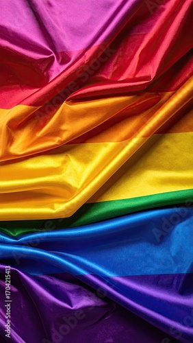 Rainbow Flag Background Wal...