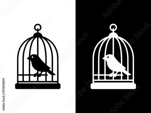 bird in cage