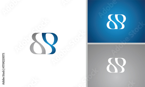 Creative, elegant and modern BB letter logo design