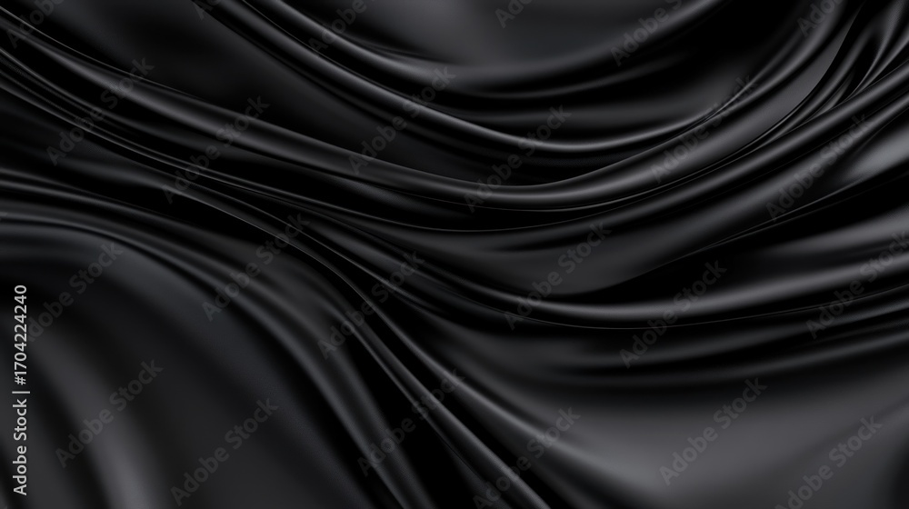 Fototapeta premium Dark elegant fabric texture background
