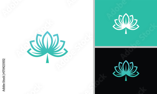 Creative, elegant and modern leaf logo design