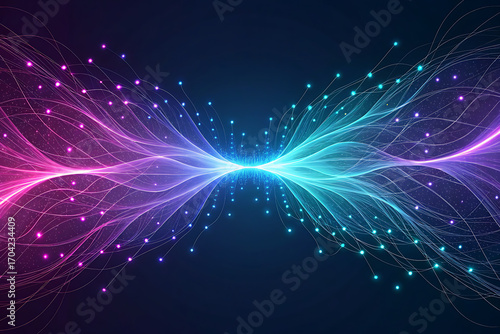 “Interconnected Light Nodes – Concept of Neural Networks, Quantum Entanglement, and Digital Data Exchange”