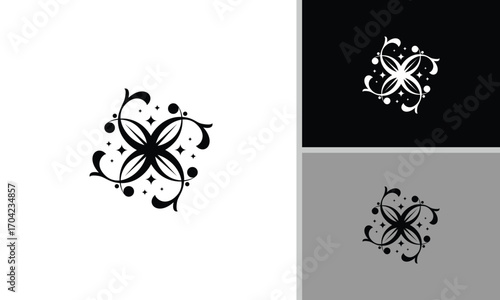 Logo design Creative, elegant and modern beauty flower logo design