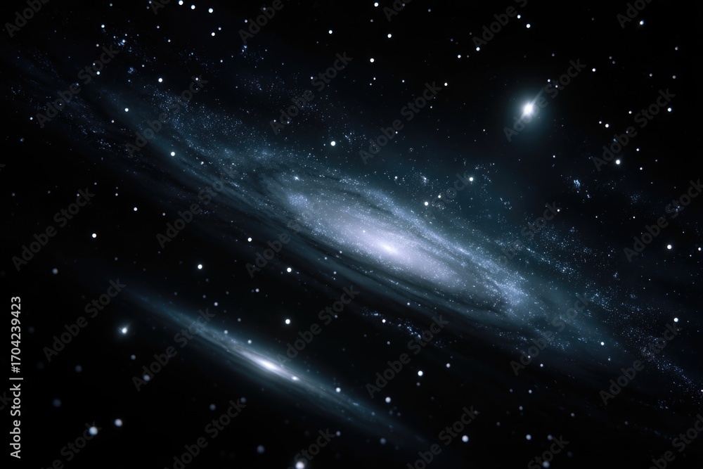 Obraz premium Space Galaxy Nebula View