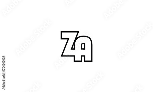 ZA,AZ,Z,A,A,Z abstract, letters, logo, monogram, style, symbols, ambitions, icons, 
