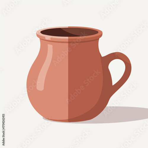 Vector design of a pot in motion graphics