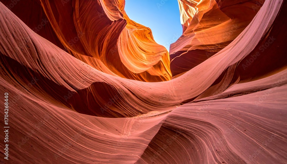 Obraz premium Narrow sandstone canyon