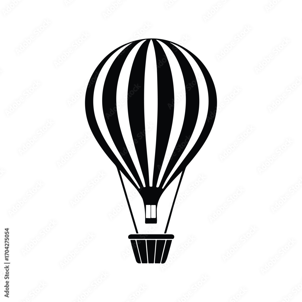 Fototapeta premium hot air balloon isolated