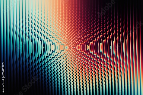 Abstract background with concentric ripples and vibrant gradient colors, a mesmerizing digital art
