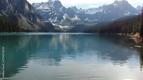 Mountain lake scenery