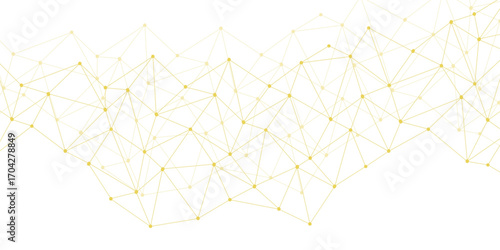 Abstract background technological with global connection vector design. Technology Banner, white background creative and geometric shape with white luxury pattern. connection background with lines dot