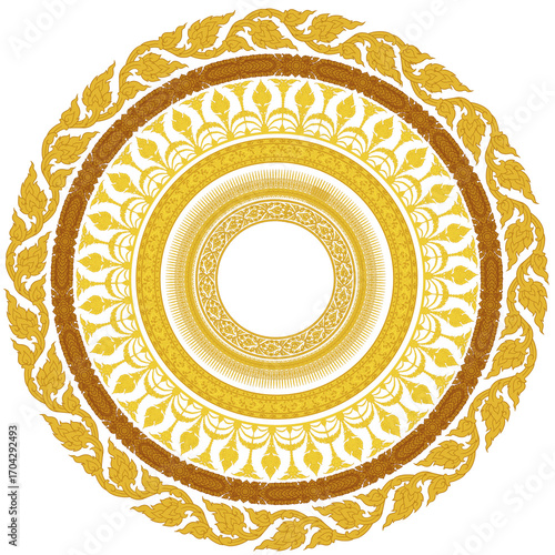 Thai vector illustration of an abstract background