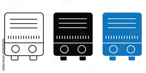 Air Purifier Icon Vector, Clean Air Filter Symbol Illustration