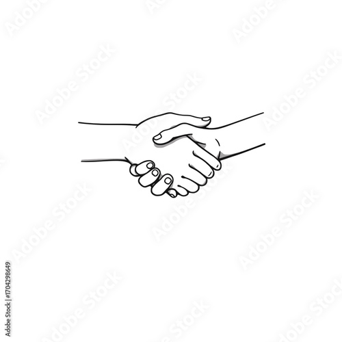 hand pointing at something