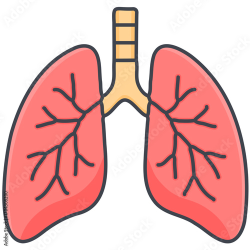 Human Lungs Icon