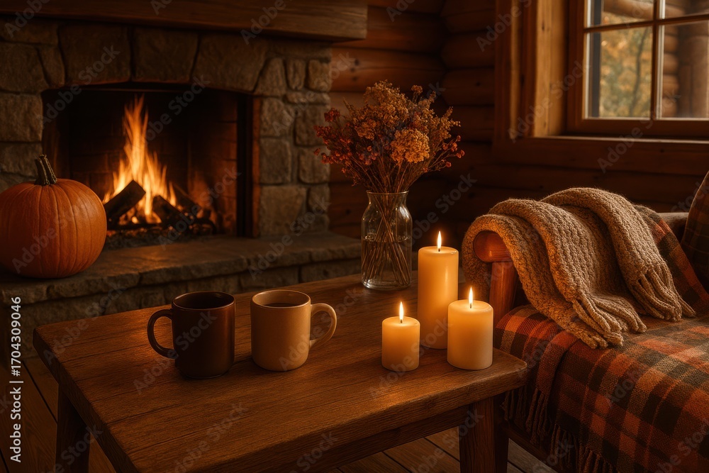Fototapeta premium Soft Blankets, Gentle Light, and Peace