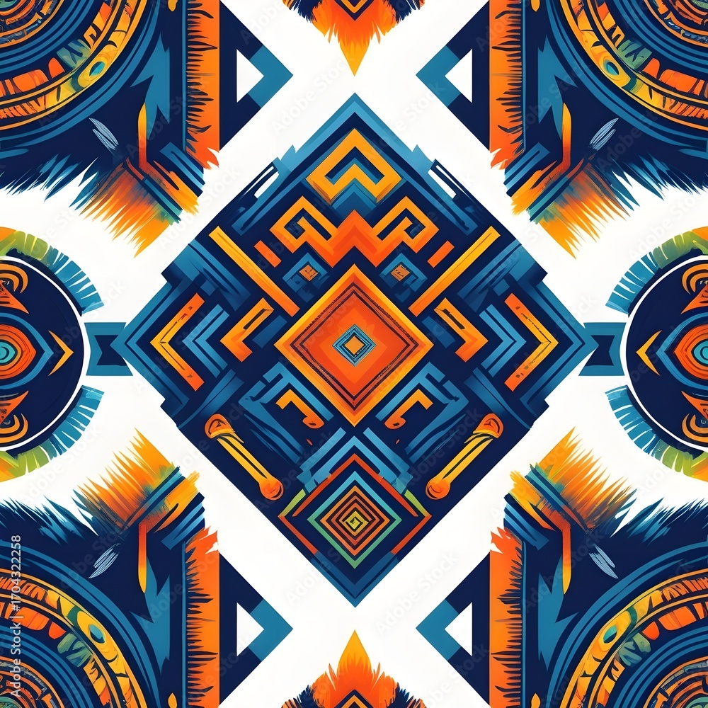 Fototapeta premium abstract seamless pattern