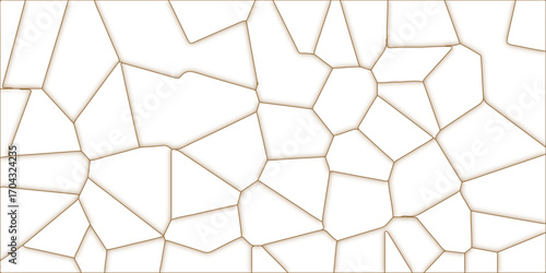 Seamless geometric stone tile texture with a honeycomb pattern for a decorative wall backdrop. Geometric abstract white scaled cube boxes block background. mosaic of white luxury pattern of squares