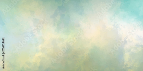 Vintage art explosion with colorful smoke and watercolor clouds against a dark blue sky texture.  cloudy sky blue paper texture background. beautiful and colorful watercolor used for wallpaper. arts