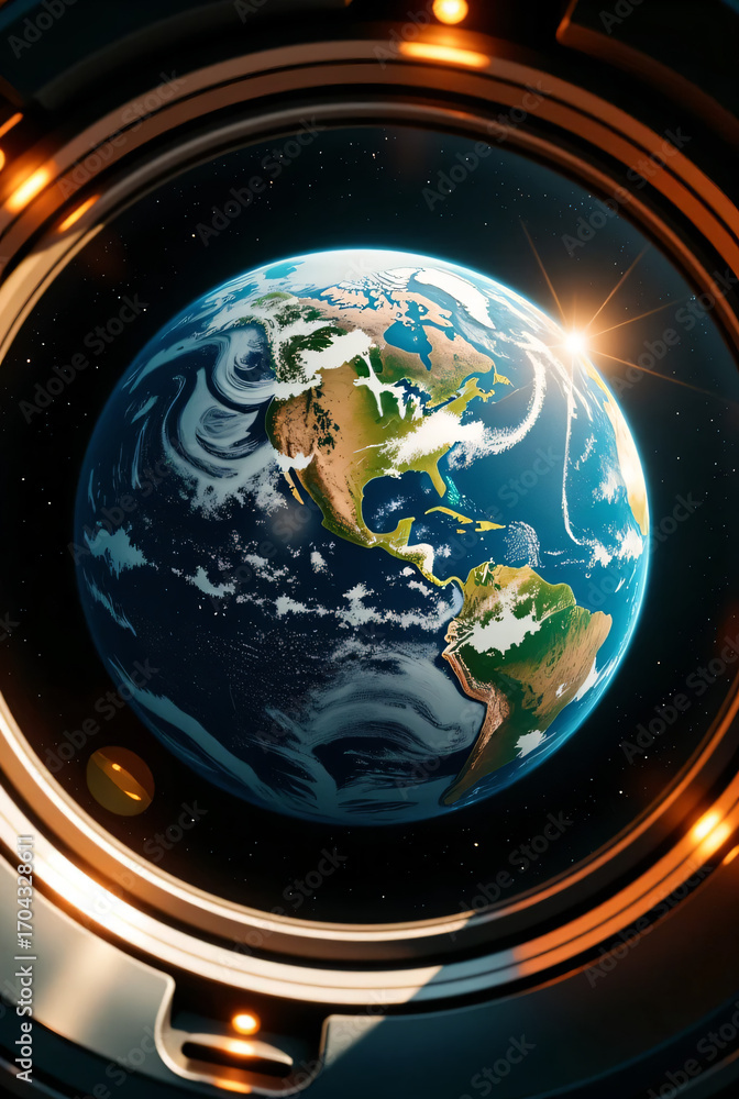 Fototapeta premium earth in space